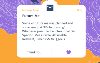 Message From Future Me_Be SMART When Looking Ahead